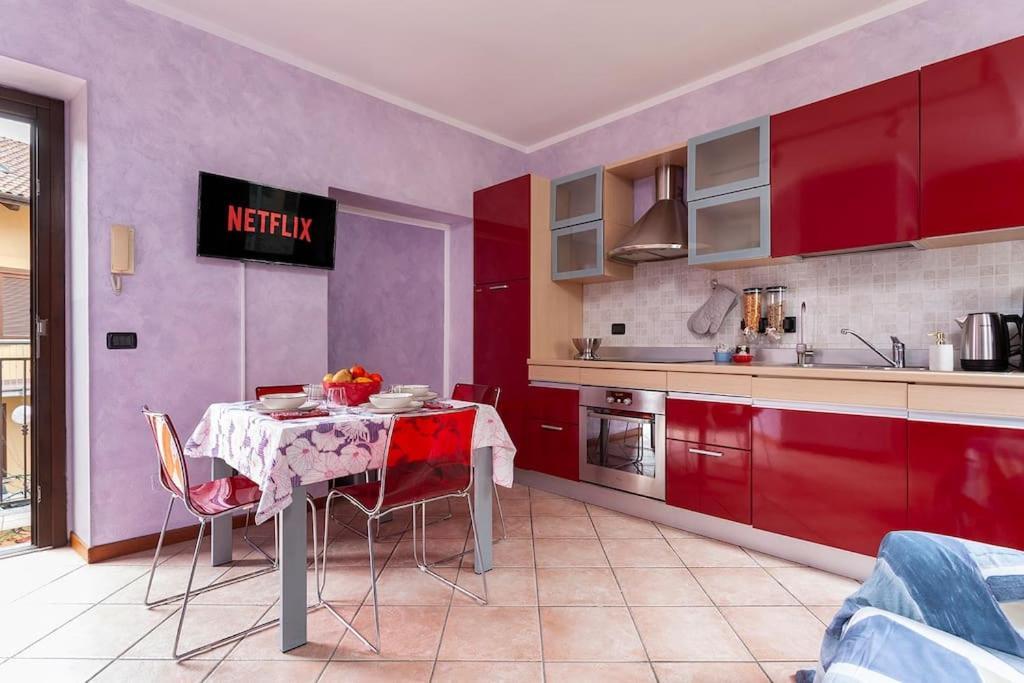 Apartmán Alex Haus Somma Lombardo Exteriér fotografie